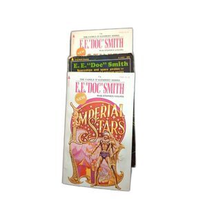 Lot 3 Vintage E.E. Doc Smith Paperbacks Galactic Patrol Imperial Stars Traitor
